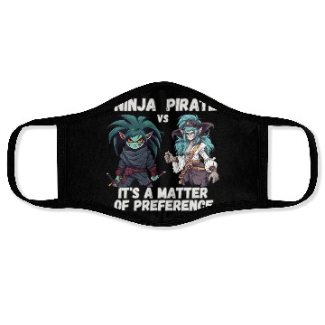 Discover Ninja vs Pirate, Preference Face Masks