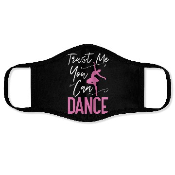 Discover Ballet Dancer Dance Girl Ballerina Face Masks