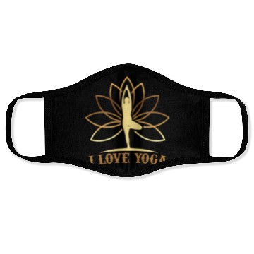 Discover I Love Yoga Face Masks