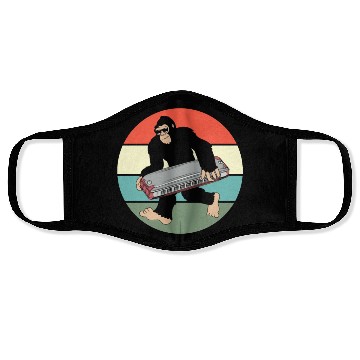 Discover Harmonica Carrying Cool Bigfoot Face Masks