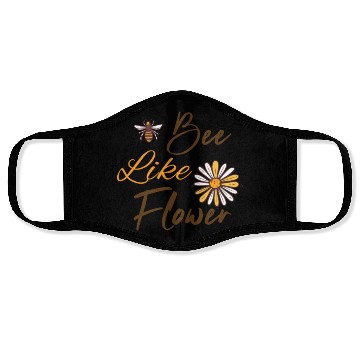 Discover Bee like a flower Honey bee Face Masks