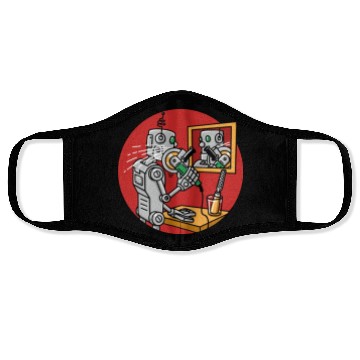 Discover Robot Shaves Face Masks