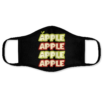 Discover Apple Repeat Apple Picking Farmer Face Masks