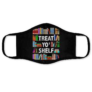 Discover Funny Reading Gift Book Lover Reader Librarian Face Masks
