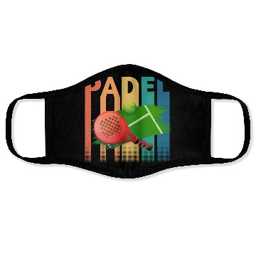 Discover Padel Padel Tennis Retro Face Masks