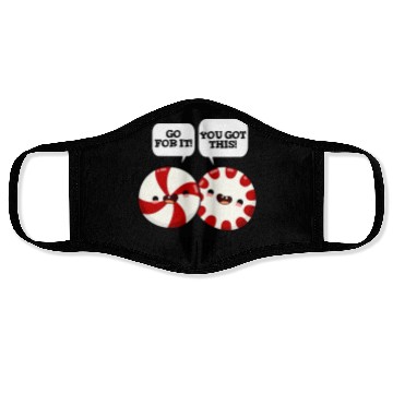 Discover Encourage Mint Cute Candy Face Masks