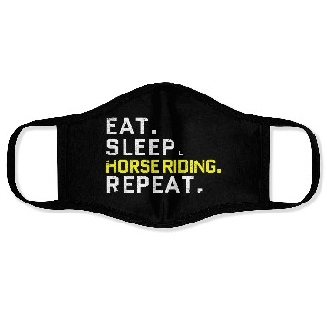 Discover Horse Racing Face Masks