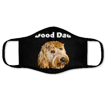 Discover Dood Dad Goldendoodle Face Masks