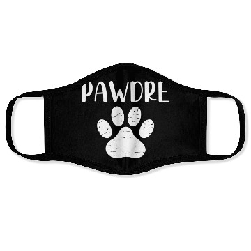 Discover Funny Dog Dad Pawdre Face Masks