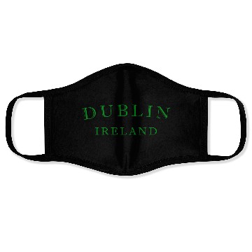 Discover dublin ireland Face Masks