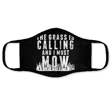 Discover Lawn Mowing idea Funny Gardening Quote Dad Face Masks