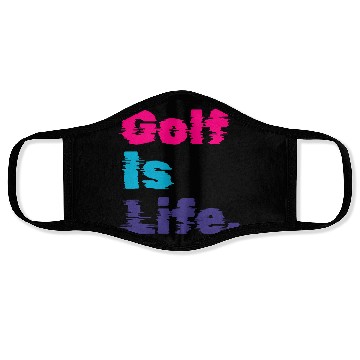Discover I Like Golfing, Golf Player, Golf Is Life Face Masks