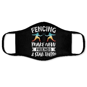 Discover Funny Retro Fencing Make Friends Stab Them Face Masks