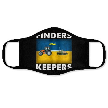 Discover Finder Keeper Funny Ukrainian Farmer Face Masks