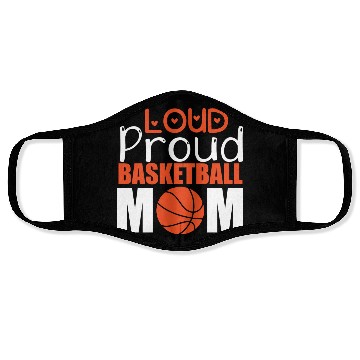 Discover Loud Proud Basketball Mom Face Masks