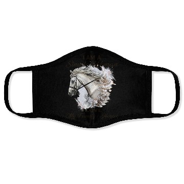 Discover I Am A Simple Woman I Love My Family And Horses Face Masks