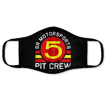 Discover Sr Pit Crew Face Masks