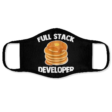 Discover Full Stack Developer Funny Computer Science Face Masks