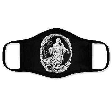 Discover Ghost Halloween Spooky Face Masks