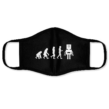 Discover Funny Robotic Machine Learning AI Evolution Robot Face Masks