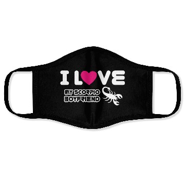 Discover I Love My Scorpio Boyfriend Face Masks