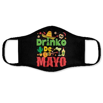 Discover Cinco De Mayo Mexican Fiesta 5 De Mayo Drinking Face Masks