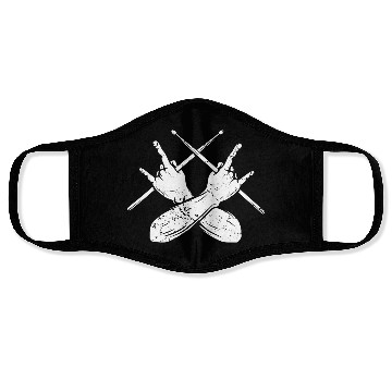 Discover Rock n Roll - Drummer Face Masks