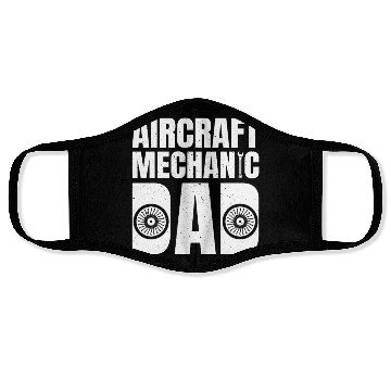 Discover Great Aircraft Mechanic Dad Face Masks