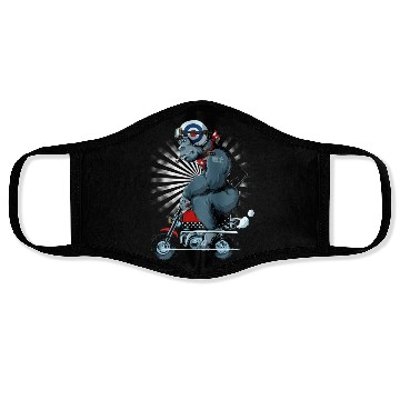 Discover Gorilla Monkey Bike Face Masks