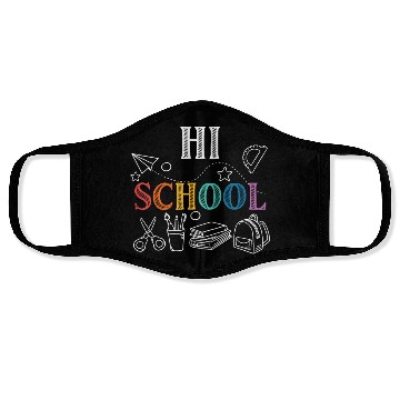 Discover Hi School Back To School Squad Teacher Student Face Masks