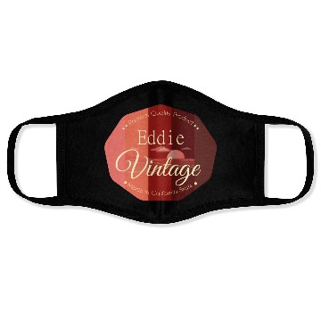 Discover Eddie First Name Vintage Face Masks