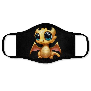 Discover CUTE DRAGON MEDIEVAL PETS LIZARD GECKO ANIMALS Face Masks