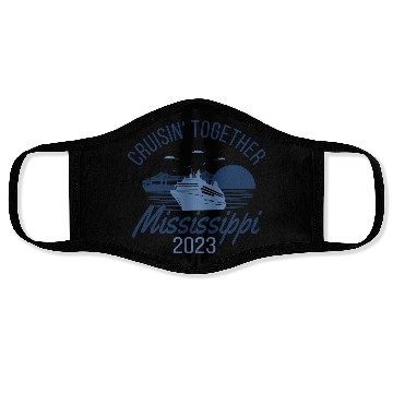Discover Mississippi River Cruise Face Masks