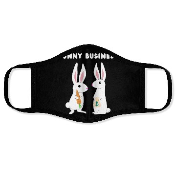 Discover Bunny Business Face Masks