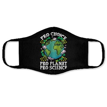 Discover Earth Day Inspired Pro Planet Pro Science Related Face Masks