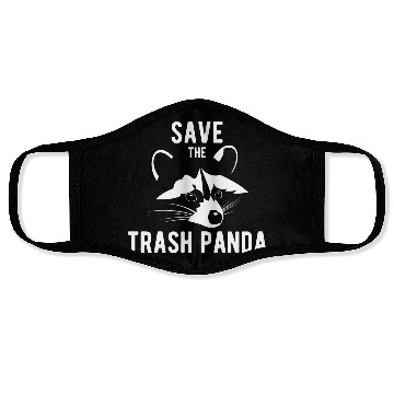 Discover Save The Trash Panda Raccoon Face Masks