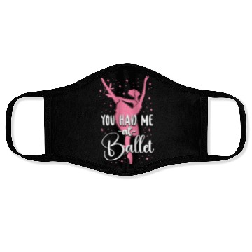 Discover Ballet Dancer Dance Girl Ballerina Face Masks