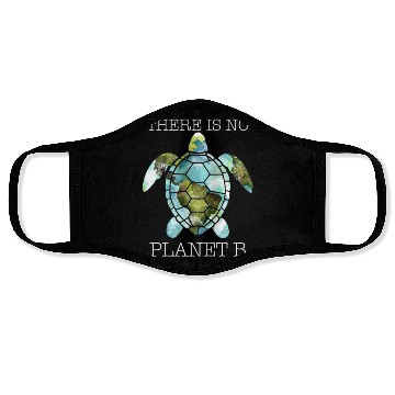 Discover There Is No Planet B Rescue Turtle Lover Face Masks