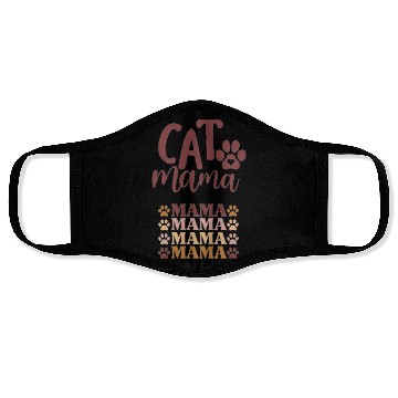 Discover Cat Mama Cute Cat Lovers Face Masks