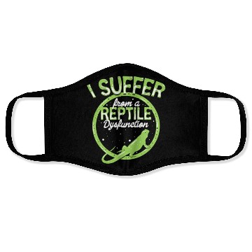 Discover reptile dysfunction reptile lover lizard Face Masks