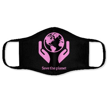 Discover Save The Planet Face Masks