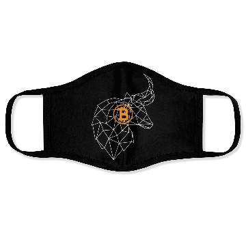 Discover Bitcoin Bull Face Masks