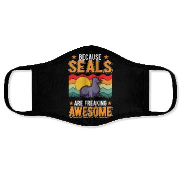 Discover Seal Gift Sea Lion Face Masks