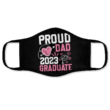 Discover Proud dad 2023 graduate Face Masks