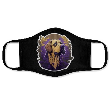 Discover My dog I love u Face Masks