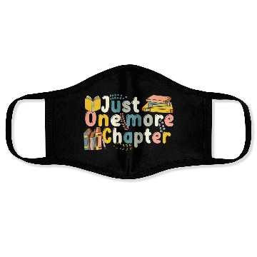 Discover Funny Book Lover Teacher Book Reading Librarian Face Masks