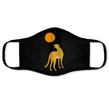Discover Roaring Leopard And Sun Face Masks