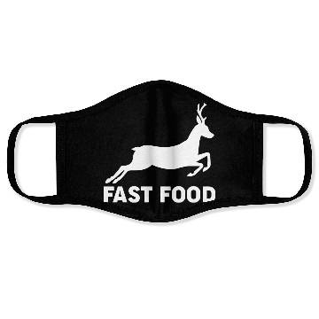 Discover Fast Food Funny Deer Hunting 1 Face Masks