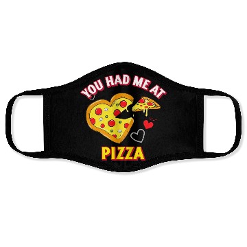 Discover Pizza Lover Face Masks