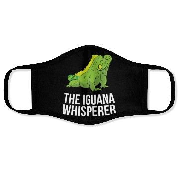 Discover The Iguana Whisperer Gecko Lizard Lover Face Masks